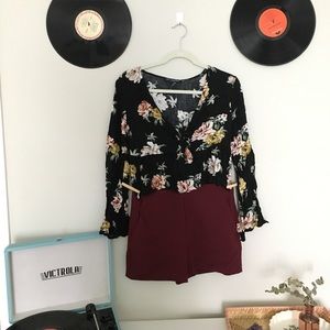 Forever 21 burgundy shorts!  MEDIUM!